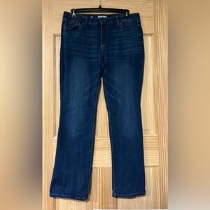 Sonoma Dark Blue Straight Leg Women's Jeans